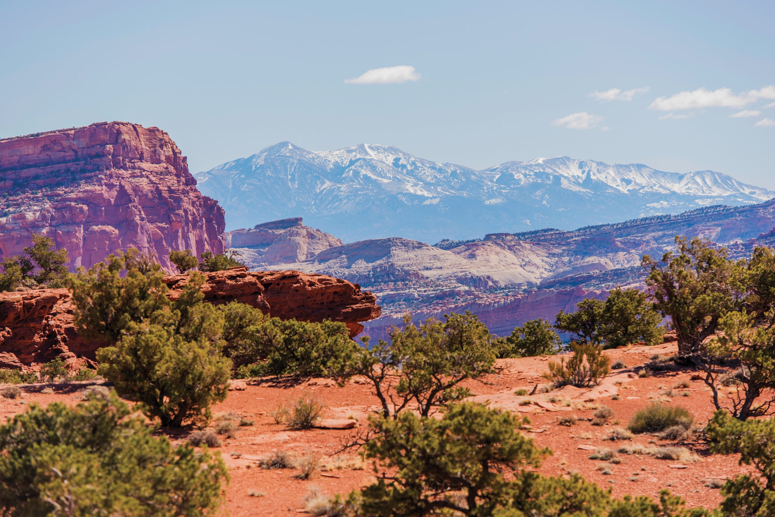 Utah Capitol Reef USA. Capitol Reef National Park Landscape, Utah, United States.